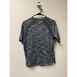 Men's Prana Breathe Workout T-Shirt Heather Gray Small